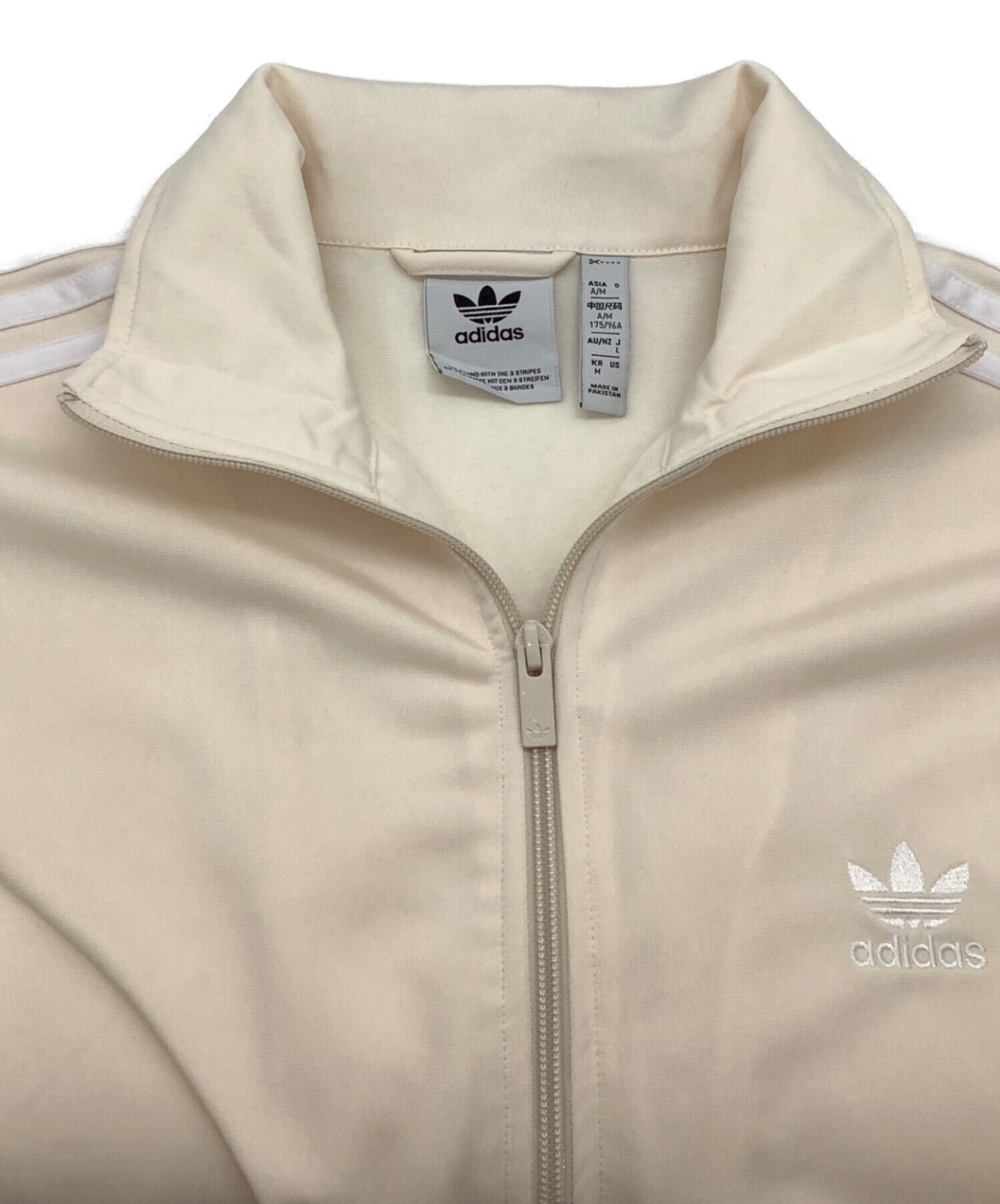 未使用希少色　2XO  アディダス トラックジャケット ベージュ 白 中古・古着通販】adidas (アディダス) トラックジャケット ベージュ