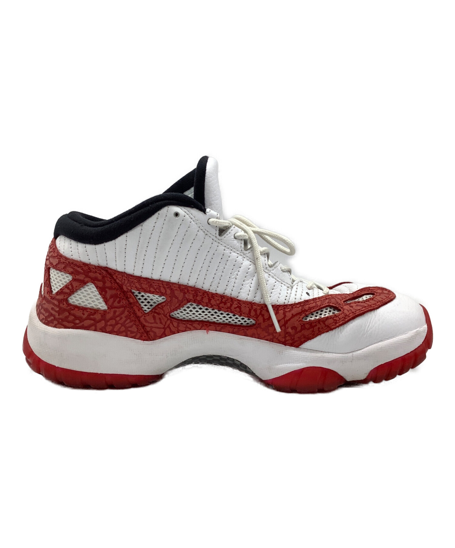 中古・古着通販】NIKE (ナイキ) ハイカットスニーカー ホワイト×レッド