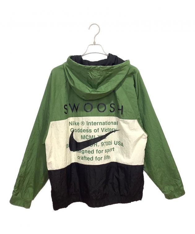 中古・古着通販】NIKE (ナイキ) ジップパーカー グリーン サイズ:XL 