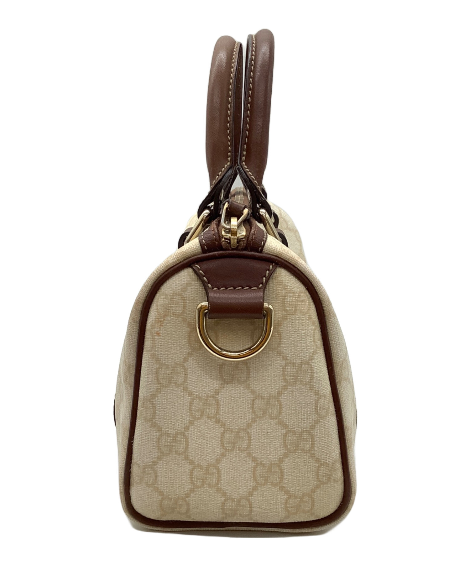 中古・古着通販】GUCCI (グッチ) GGスプリーム ミニボストンバッグ