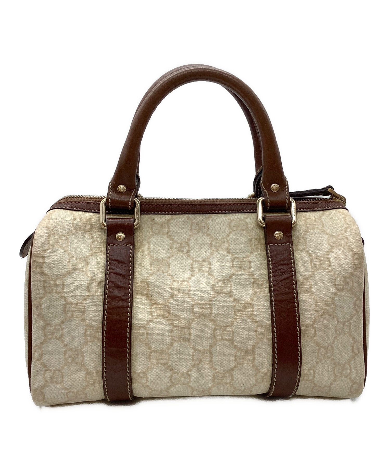 中古・古着通販】GUCCI (グッチ) GGスプリーム ミニボストンバッグ