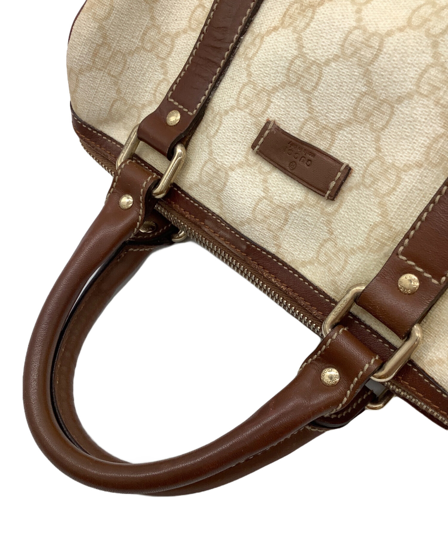 中古・古着通販】GUCCI (グッチ) GGスプリーム ミニボストンバッグ