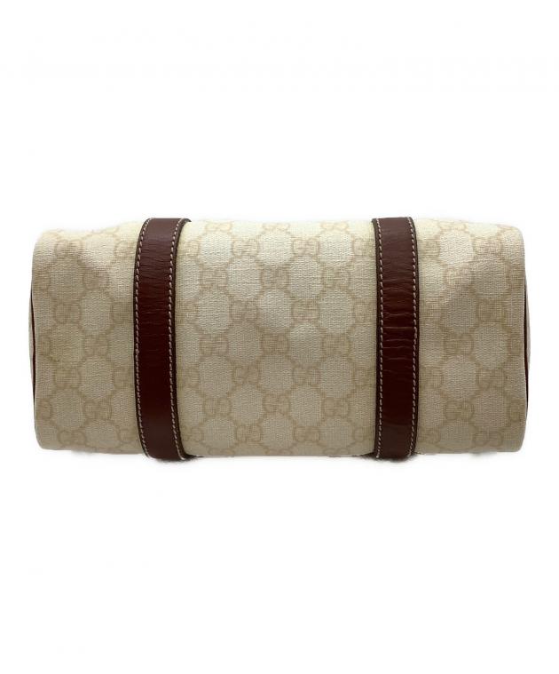 中古・古着通販】GUCCI (グッチ) GGスプリーム ミニボストンバッグ
