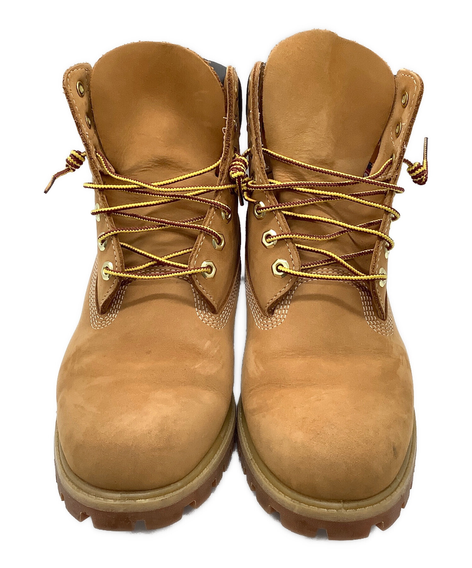 【中古】【未使用】ティンバーランド Timberland CLOTコラボ ヌバック 3アイレット ブーツ ライトブラウン【サイズ27.5cm】【メンズ】 中古・古着通販】Timberland (ティンバーランド) 7ホールブーツ