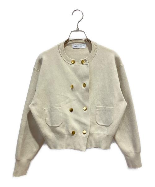 中古・古着通販】quaranciel (カランシエル) ノーカラー ダブル ボタン