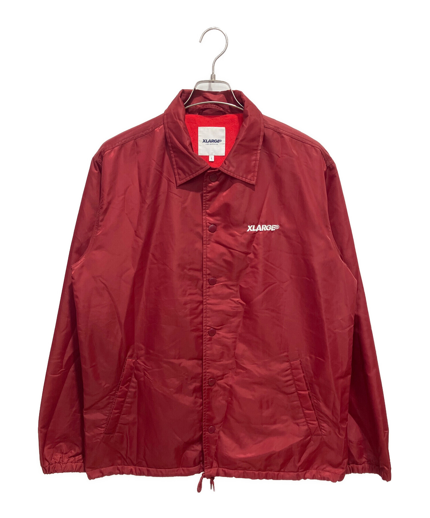 中古・古着通販】X-LARGE (エクストララージ) コーチジャケット レッド