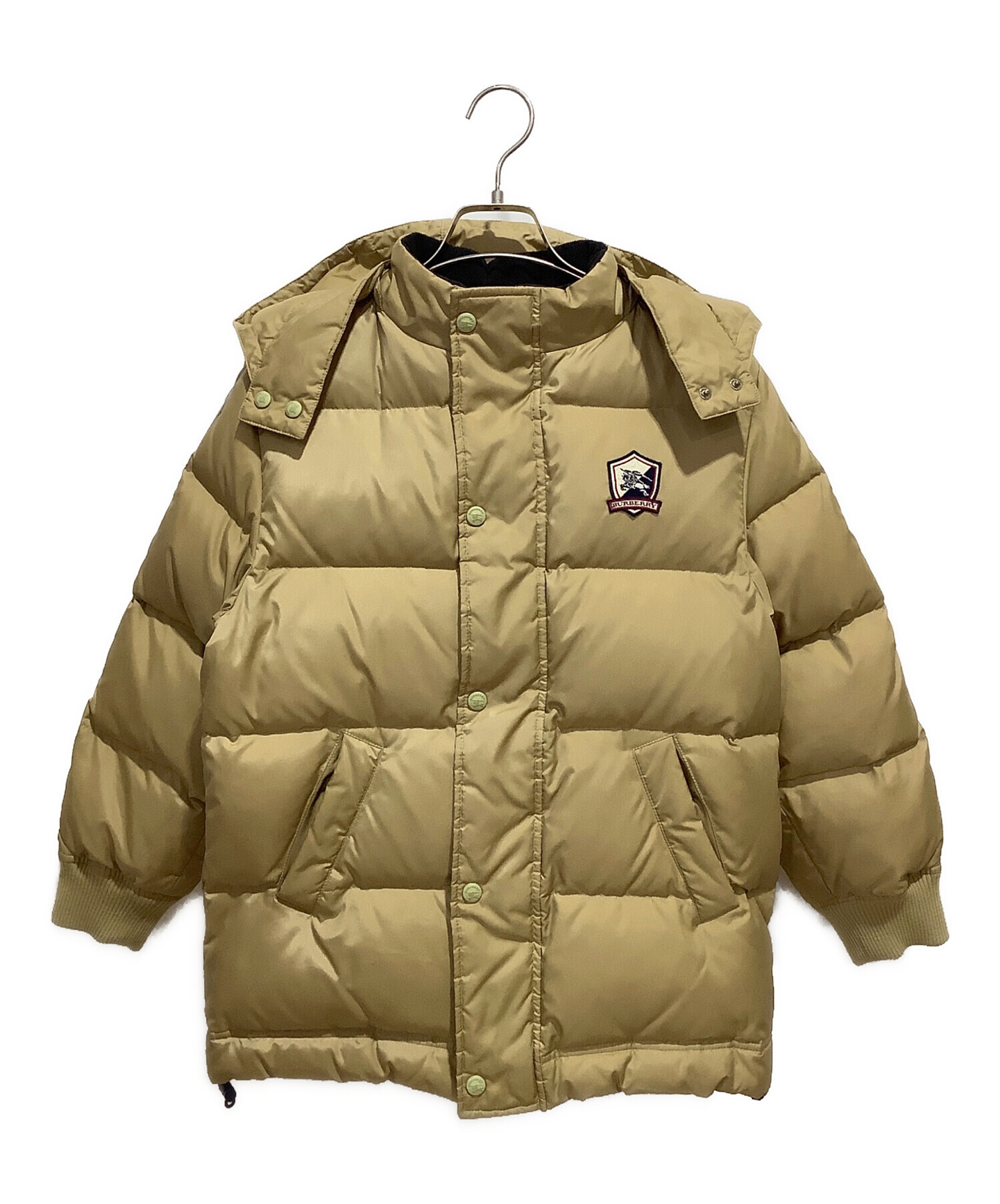 Burberry バーバリー　ダウンジャケット ファー ベージュ 46 中古・古着通販】BURBERRY (バーバリー) ノバチェック ダウン