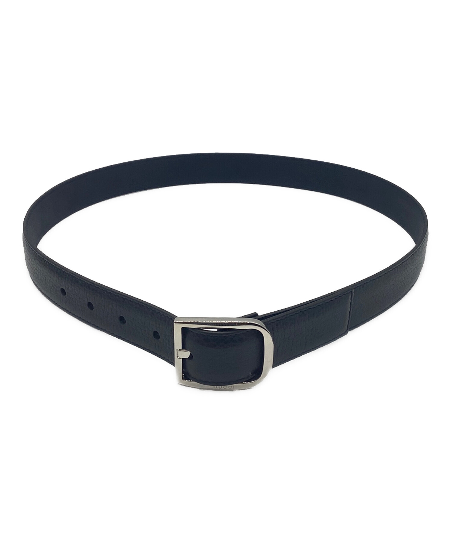 中古・古着通販】GUCCI (グッチ) レザーベルト ブルー｜ブランド・古着