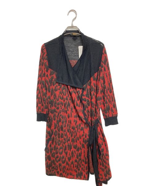 中古・古着通販】DIESEL (ディーゼル) ロングカーディガン レッド