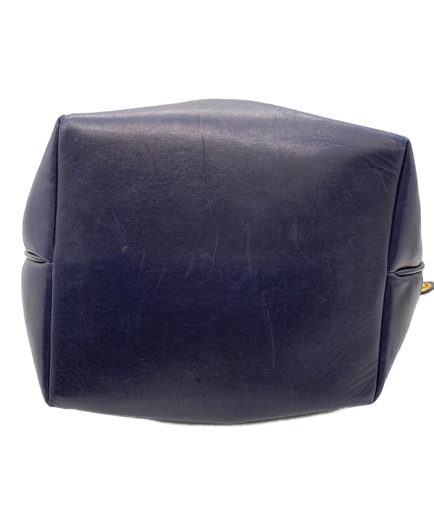 ❤CHANEL❤ネイビーラメ巾着ショルダーバッグゴールドチェーン 希少新品 CHANEL シャネル ノベルティ ショルダーバッグ