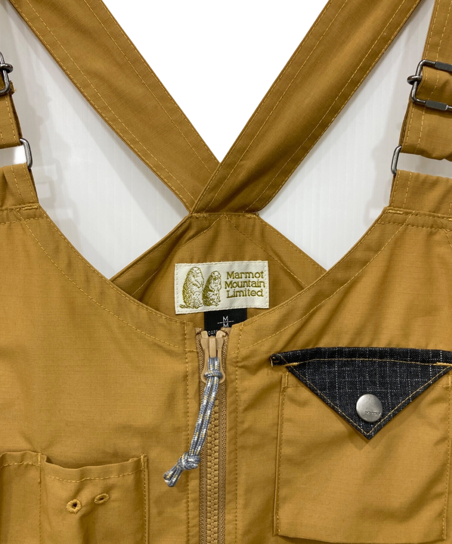 Marmot マーモットフィッシング サファリ ベスト 未開封 新品 中古・古着通販】MARMOT (マーモット) キャンプベスト キャメル サイズ