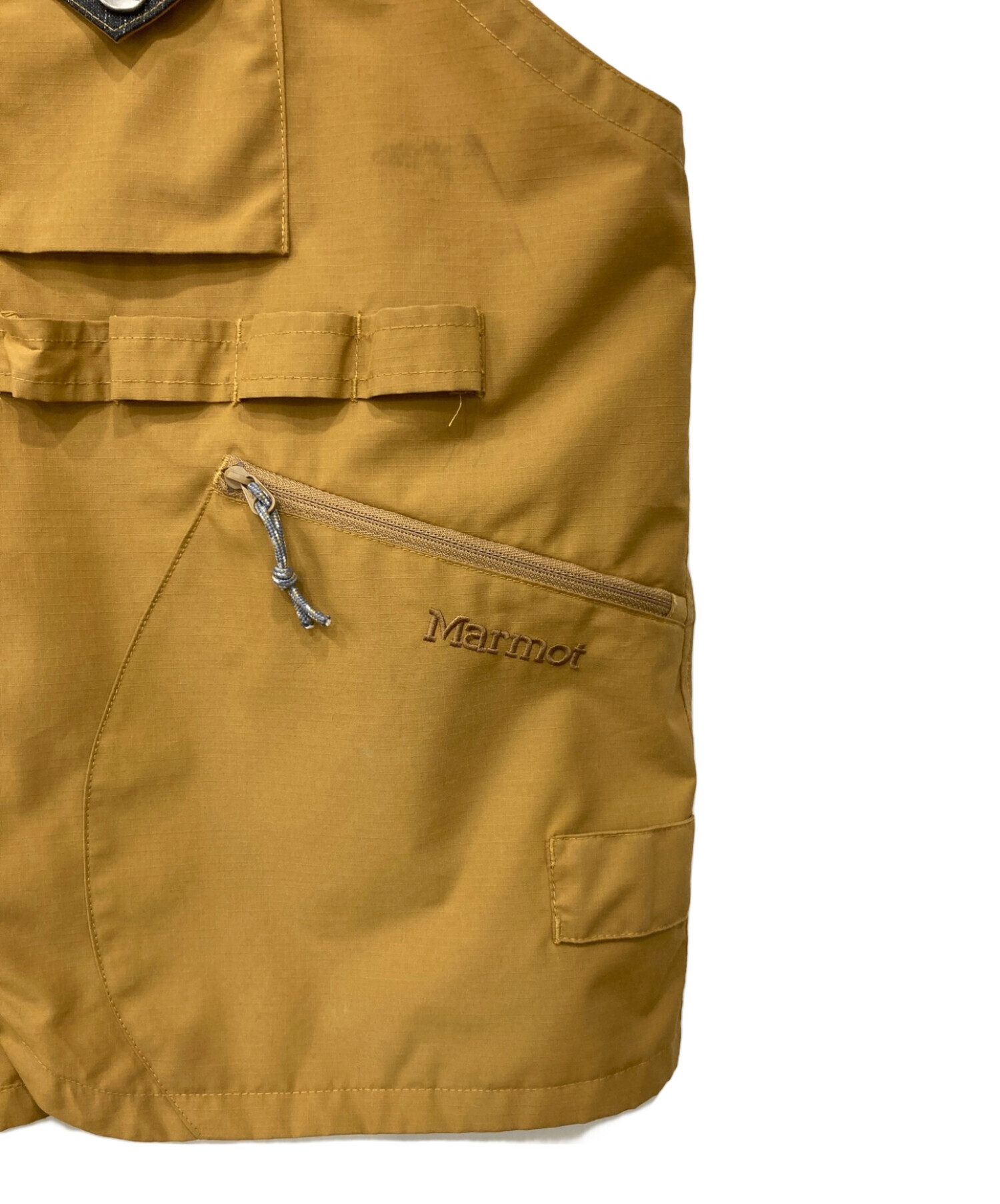 中古・古着通販】MARMOT (マーモット) キャンプベスト キャメル サイズ