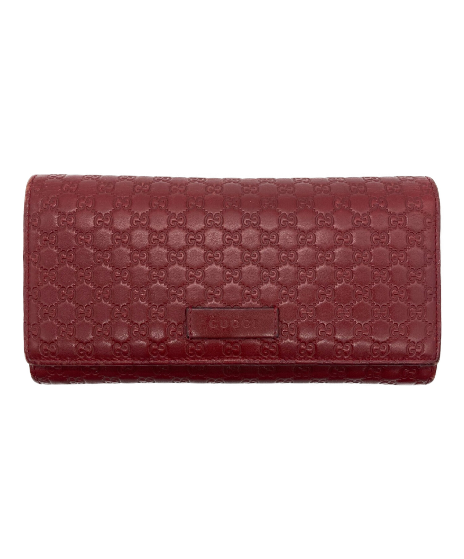中古・古着通販】GUCCI (グッチ) 長財布 レッド｜ブランド・古着通販  