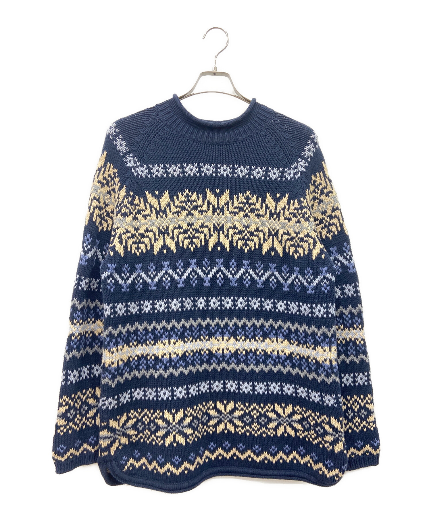 中古・古着通販】Eddie Bauer (エディーバウアー) ニット ネイビー 