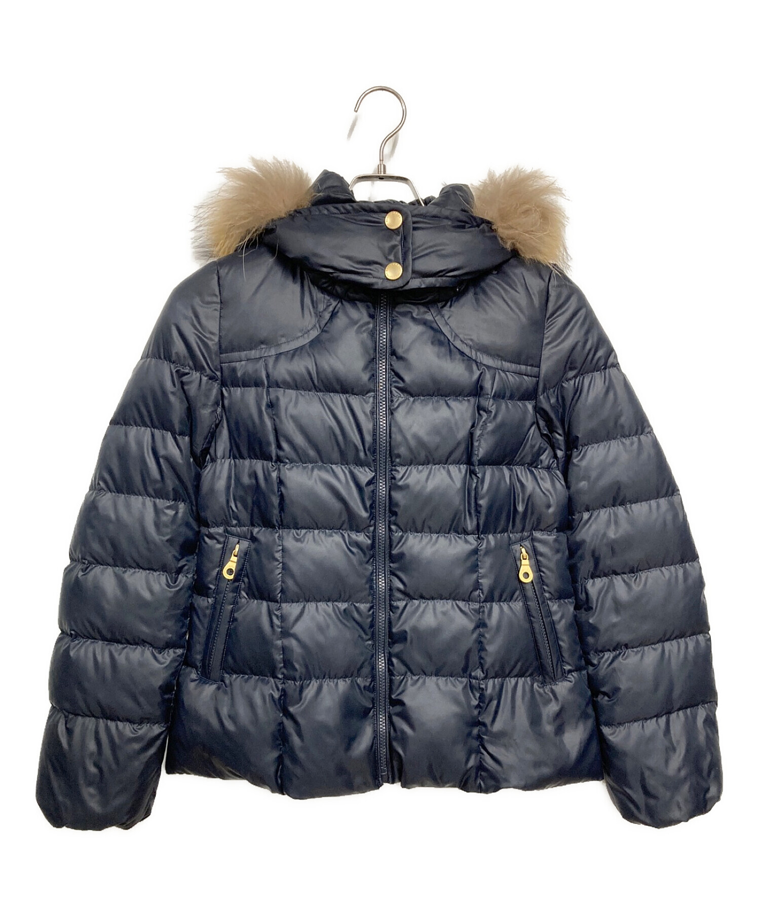 BLUE LABEL CRESTBRIDGE ダウンジャケット 40 ネイビー BLUE LABEL