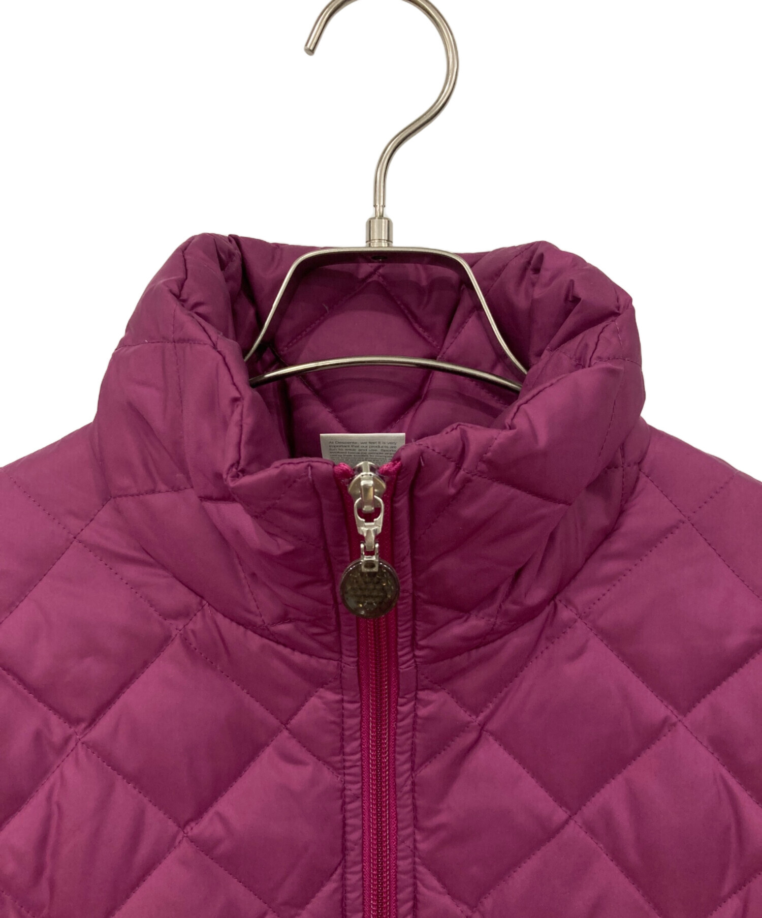 中古・古着通販】DESCENTE (デサント) ロングダウンコート ピンク