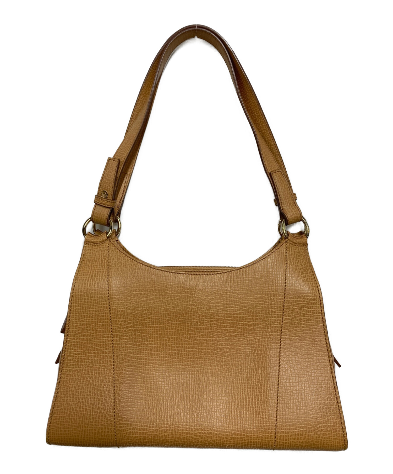 中古・古着通販】LOEWE (ロエベ) レザーハンドバッグ ベージュ 中古・古着通販】LOEWE (ロエベ) レザーハンドバッグ ベージュ