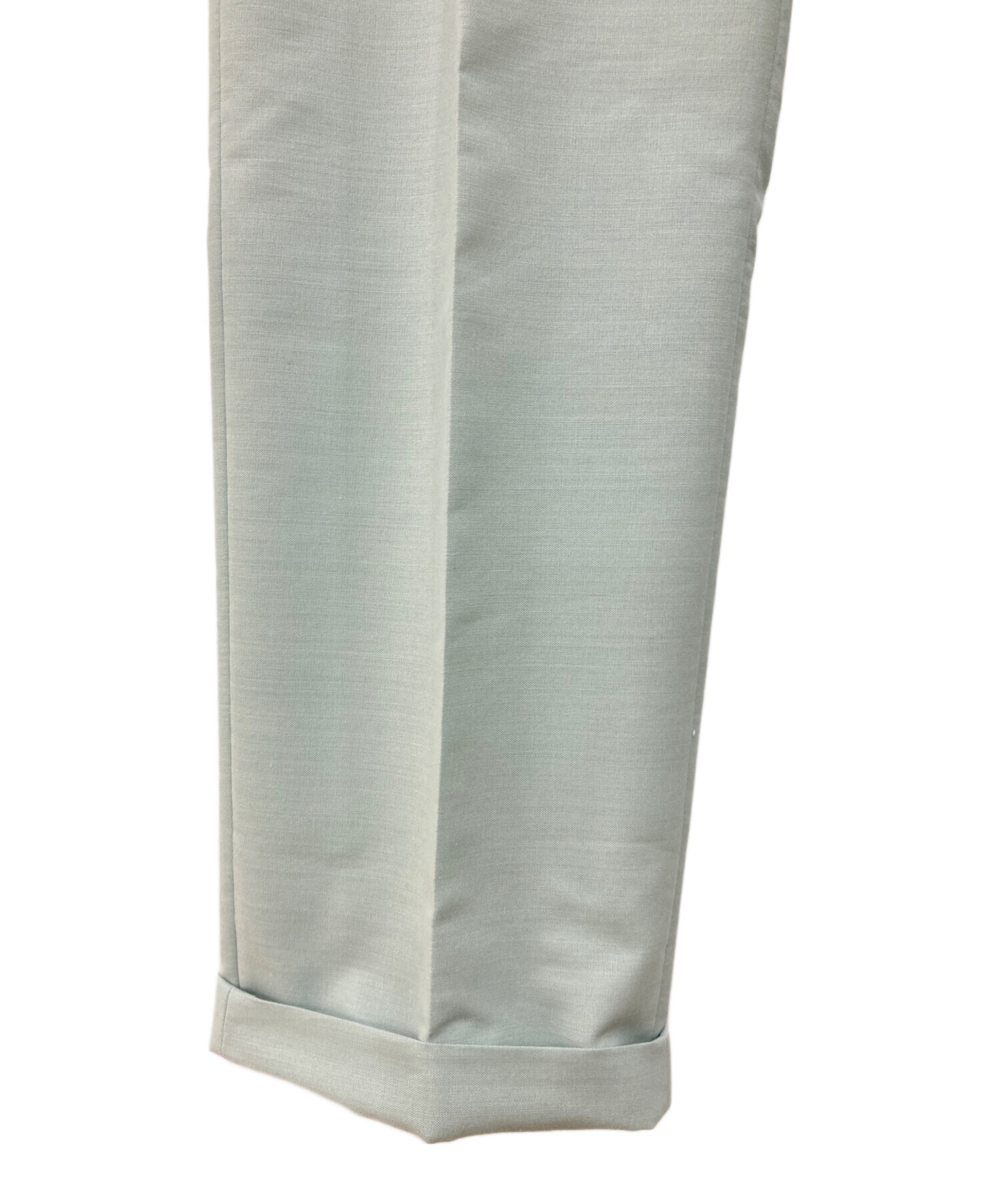 中古・古着通販】GUCCI (グッチ) スラックス ライトグリーン サイズ:44