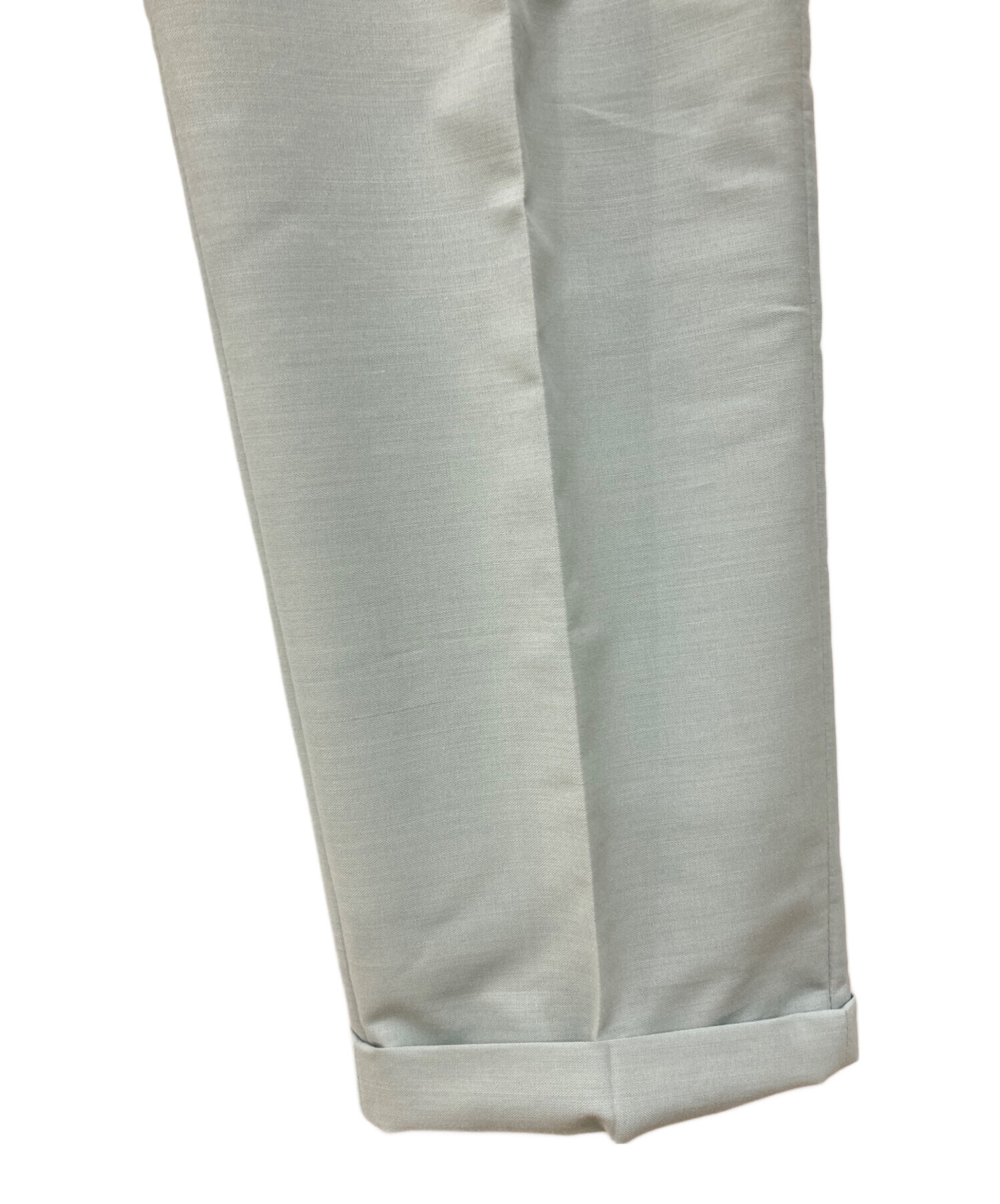 中古・古着通販】GUCCI (グッチ) スラックス ライトグリーン サイズ:44