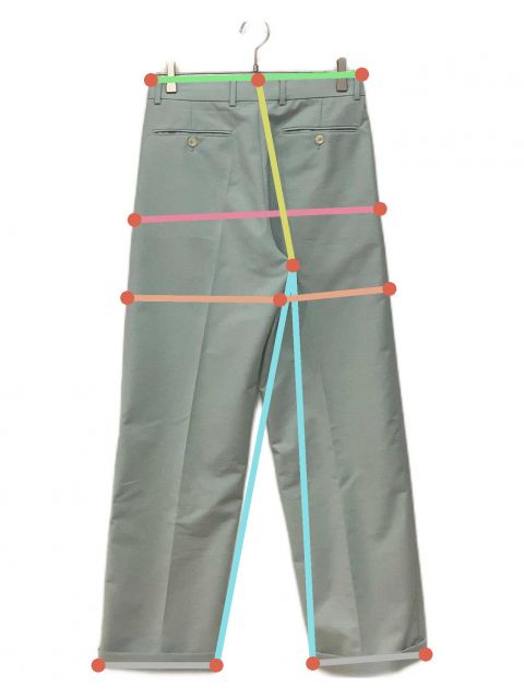 中古・古着通販】GUCCI (グッチ) スラックス ライトグリーン サイズ:44