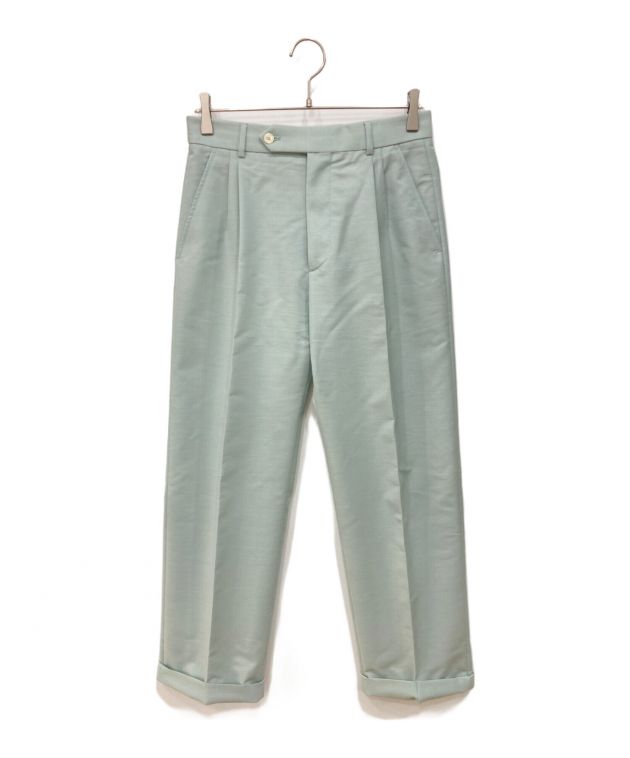 GUCCI グッチ スラックス XL 緑 【古着】【中古】【送料無料】 中古・古着通販】GUCCI (グッチ) スラックス ライトグリーン サイズ:44