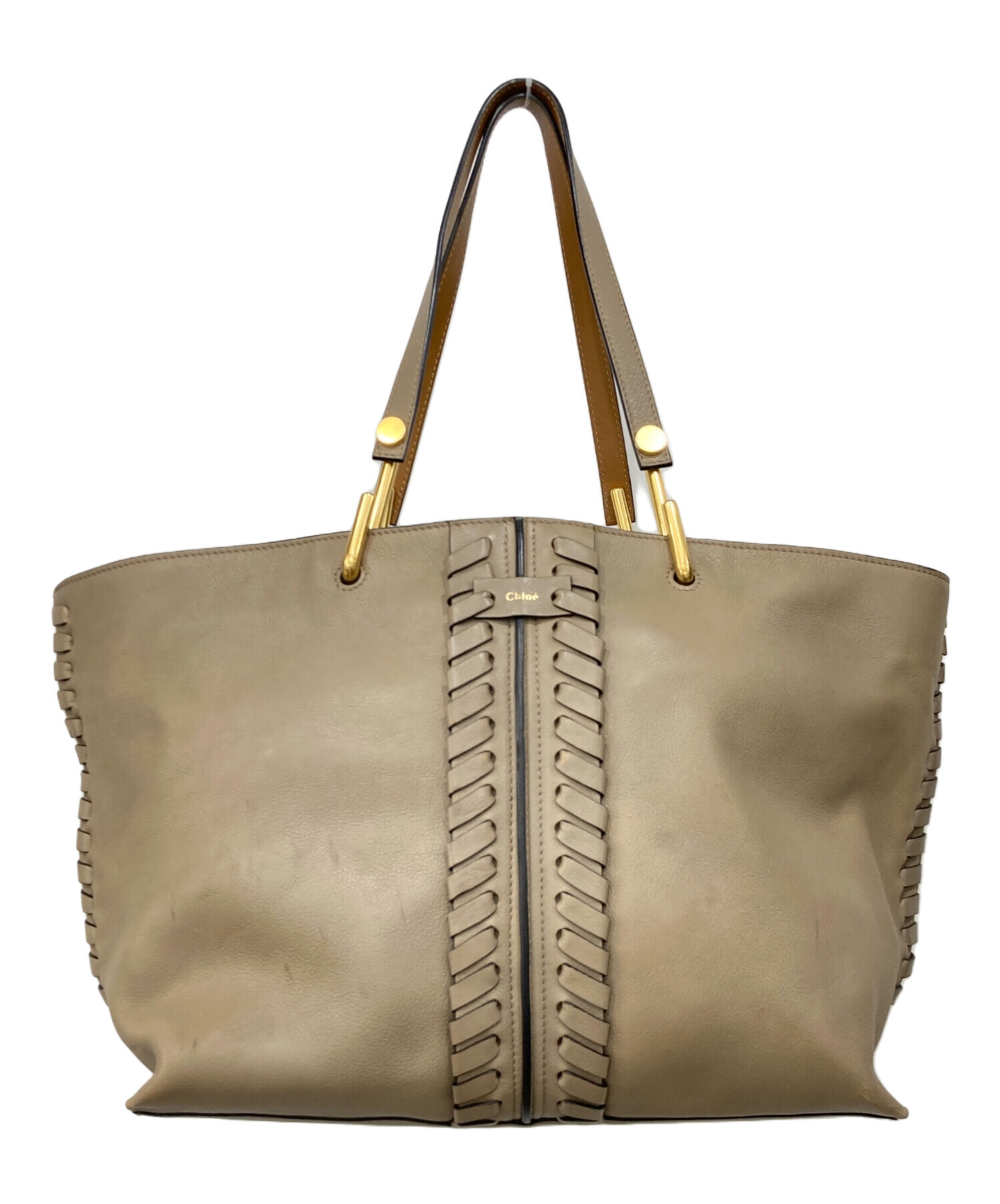 Lily【新品・未使用品】Chloé ベージュトートバッグ 中古・古着通販】Chloe (クロエ) トートバッグ ベージュ｜ブランド