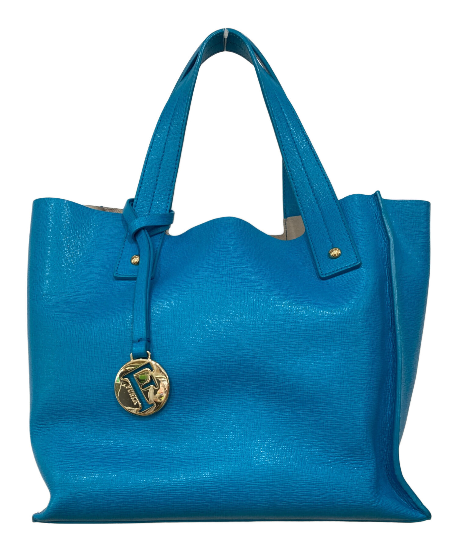 中古・古着通販】FURLA (フルラ) ハンドバッグ ブルー｜ブランド・古着 