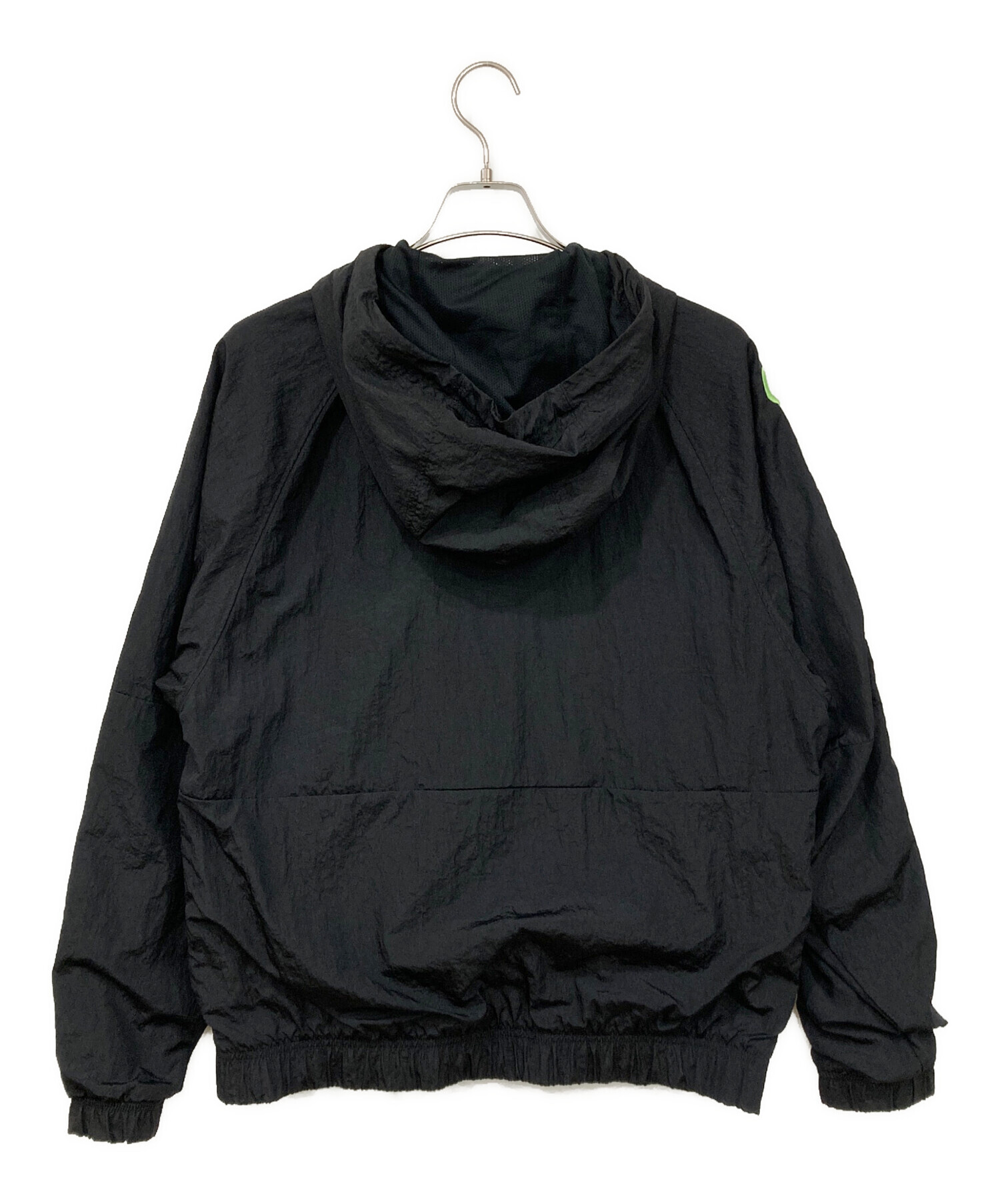 中古・古着通販】NIKE (ナイキ) SWOOSH WOVEN ANORAK JACKET ブラック