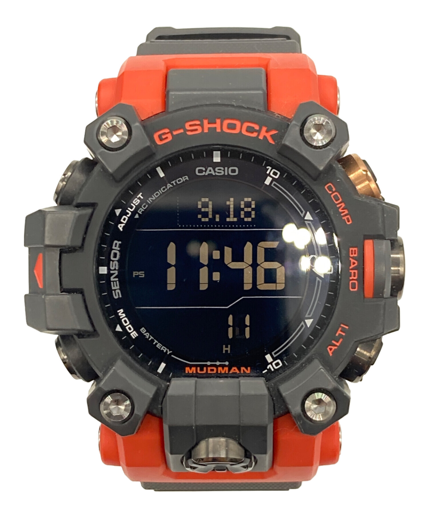 MUDMAN  未使用品 中古・古着通販】CASIO (カシオ) MUDMAN ブラック×オレンジ｜ブランド