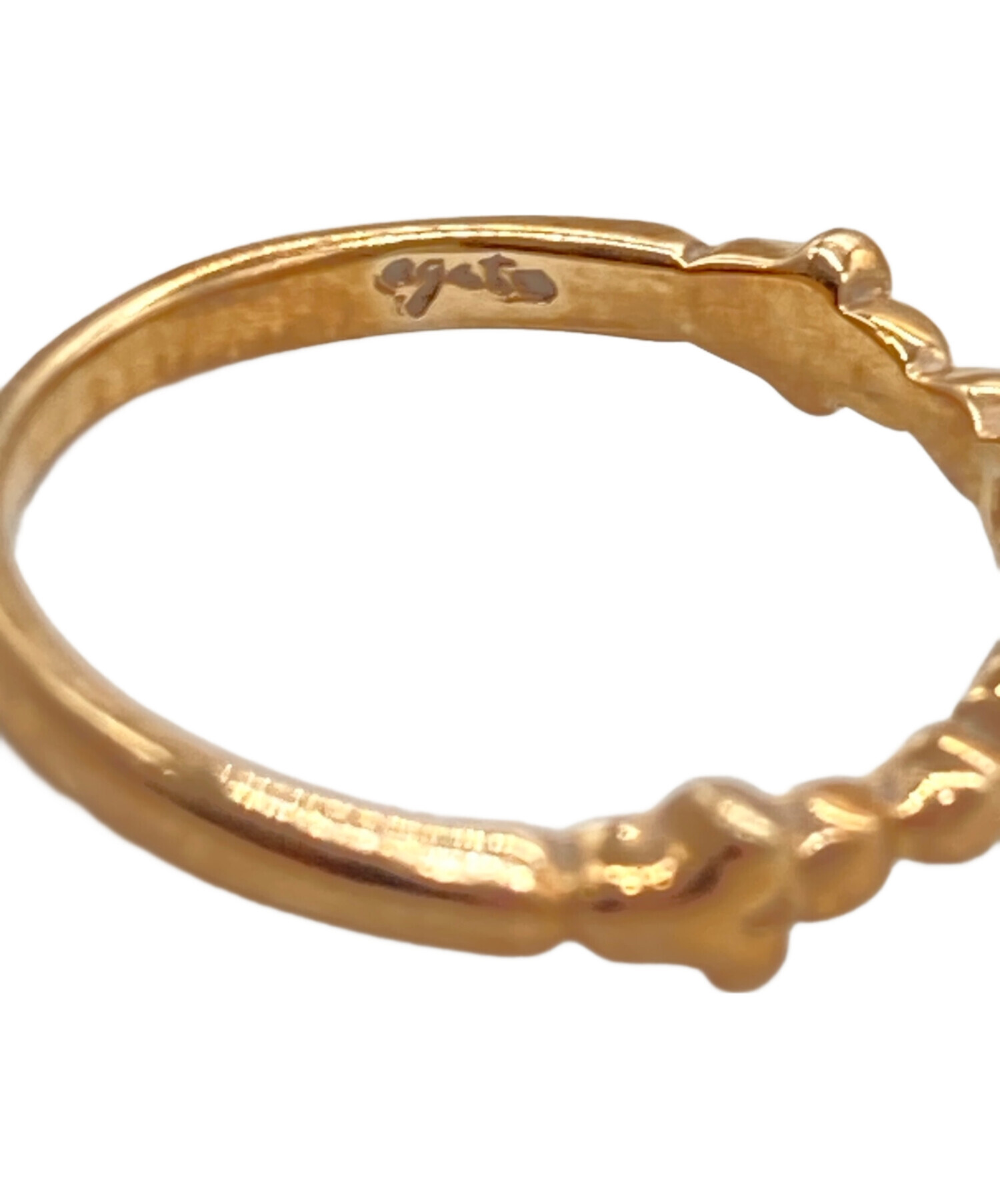 中古・古着通販】agete (アガット) ピンキーリング サイズ:6号