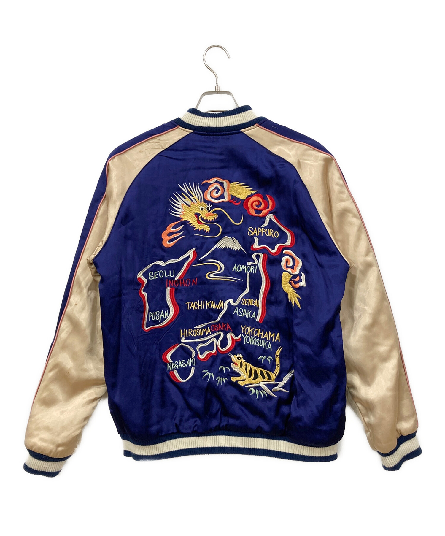 HOUSTON スカジャン リバーシブル Lサイズ 両面刺繍 Yahoo