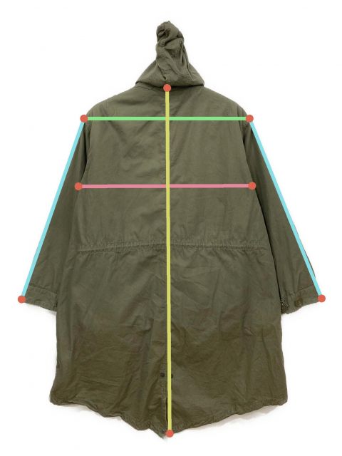 中古・古着通販】US ARMY (ユーエスアーミー) モッズコート カーキ