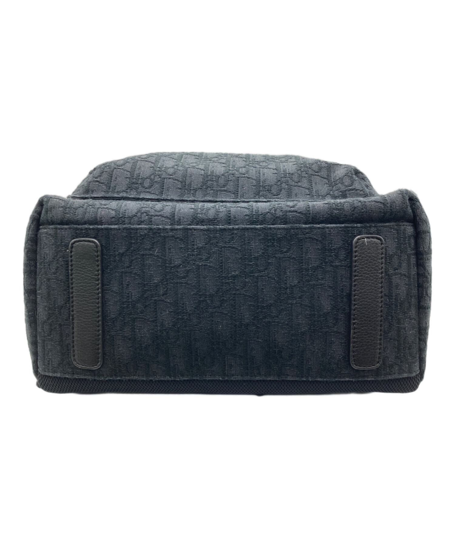 Christian Diorブラック バックパック Christian Dior クリスチャンディオール オブリーク バックパック