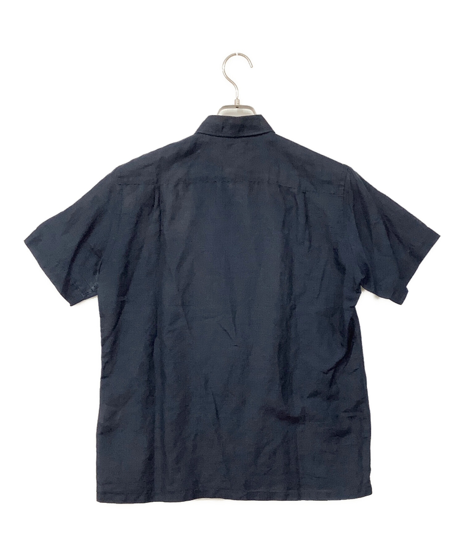 中古・古着通販】N.HOOLYWOOD (エヌ ハリウッド) 半袖シャツ ネイビー