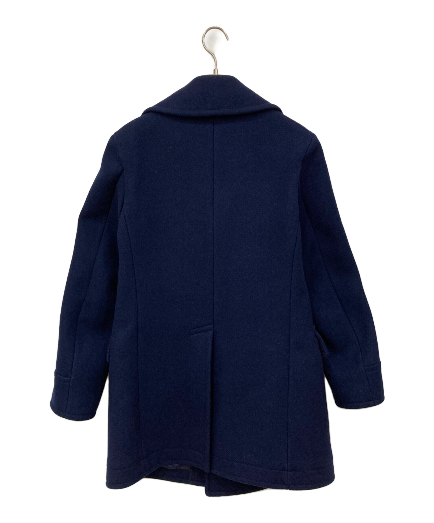 中古・古着通販】SCYEBASICS (サイベーシックス) Pコート ネイビー