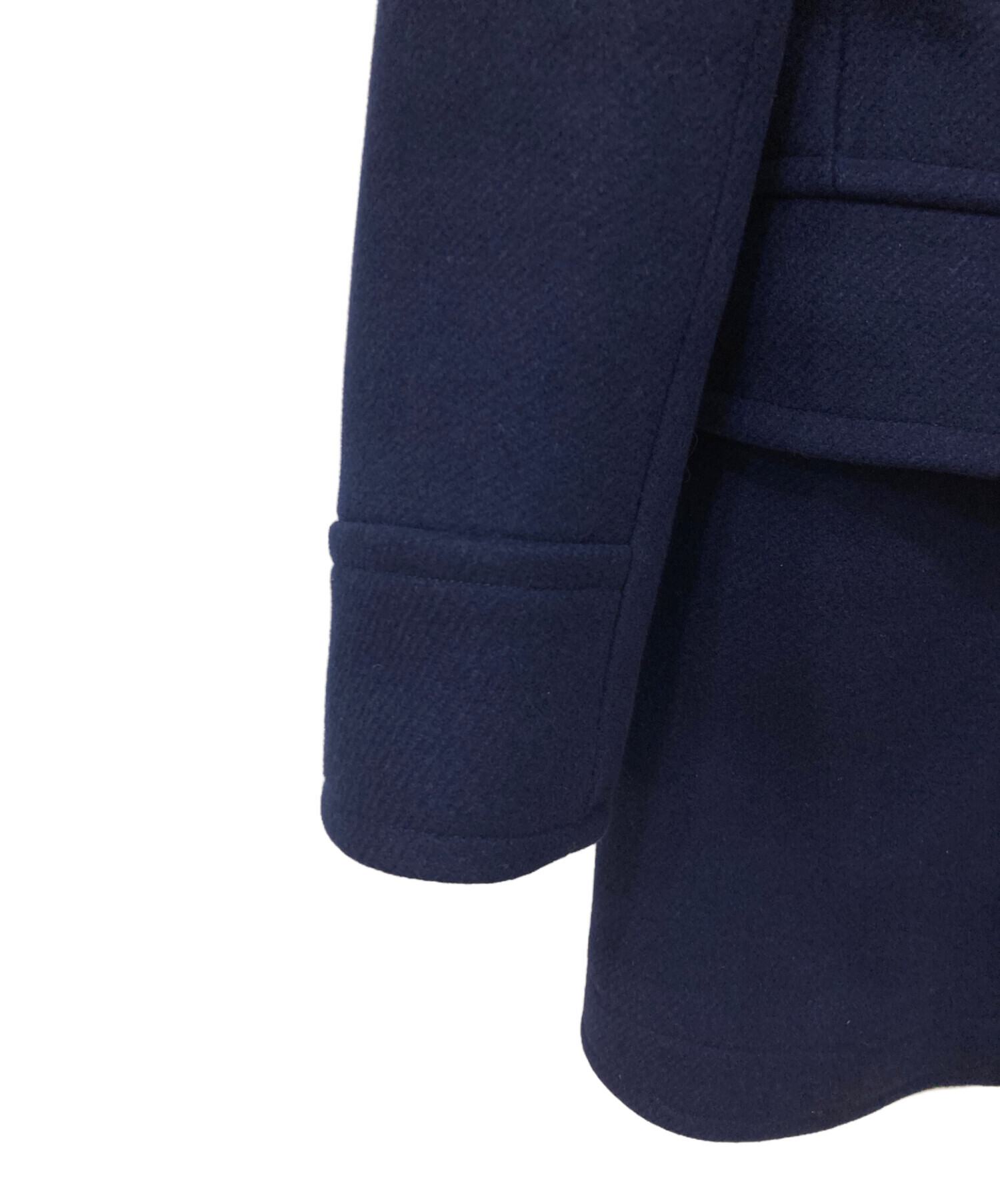 中古・古着通販】SCYEBASICS (サイベーシックス) Pコート ネイビー