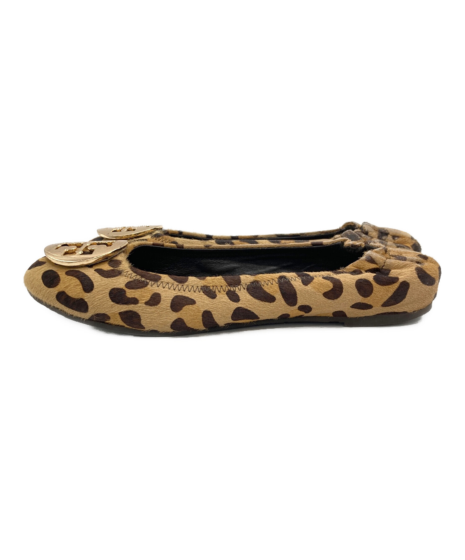 中古・古着通販】TORY BURCH (トリーバーチ) ハラコパンプス ベージュ 