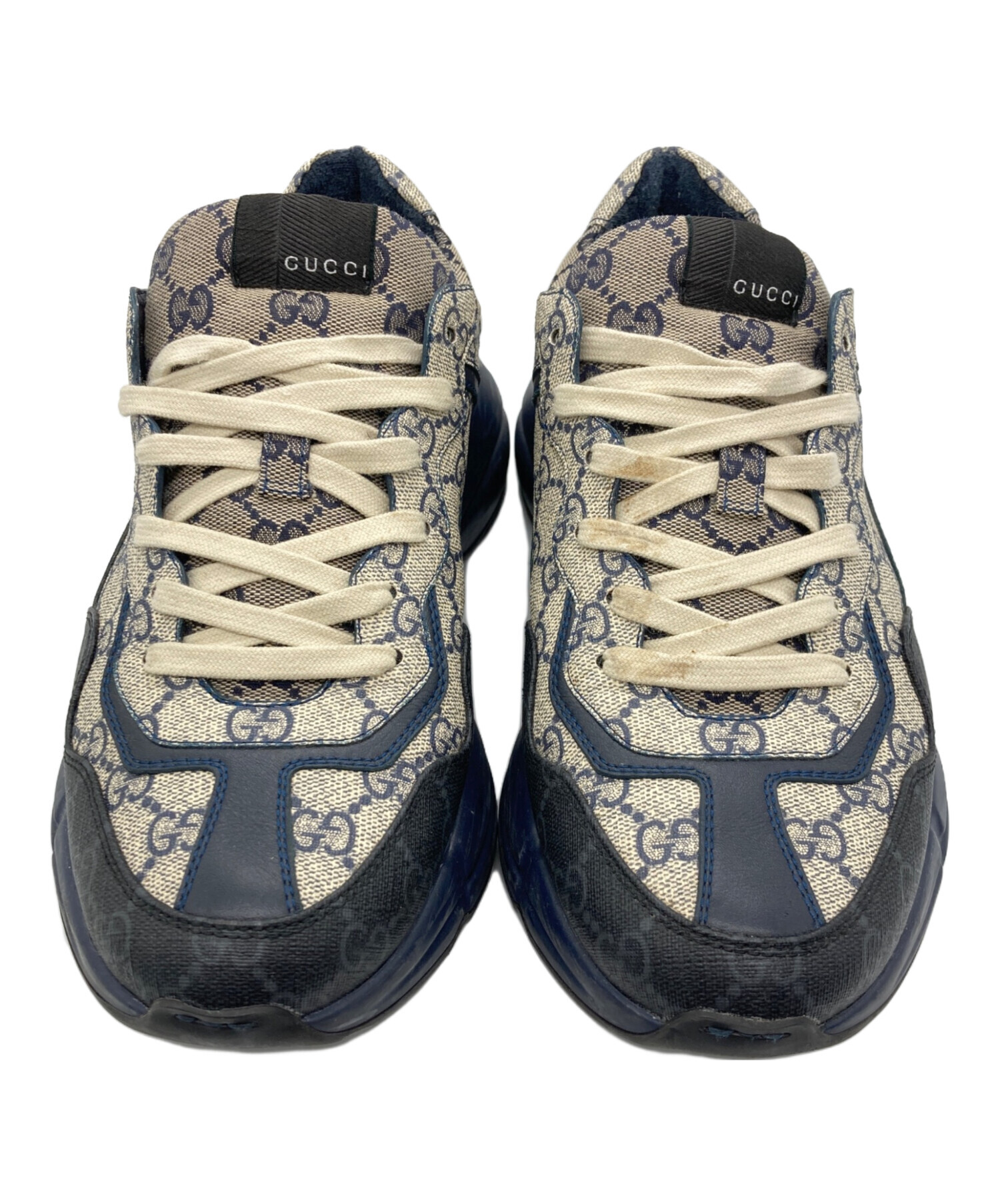 中古・古着通販】GUCCI (グッチ) ローカットスニーカー ベージュ 