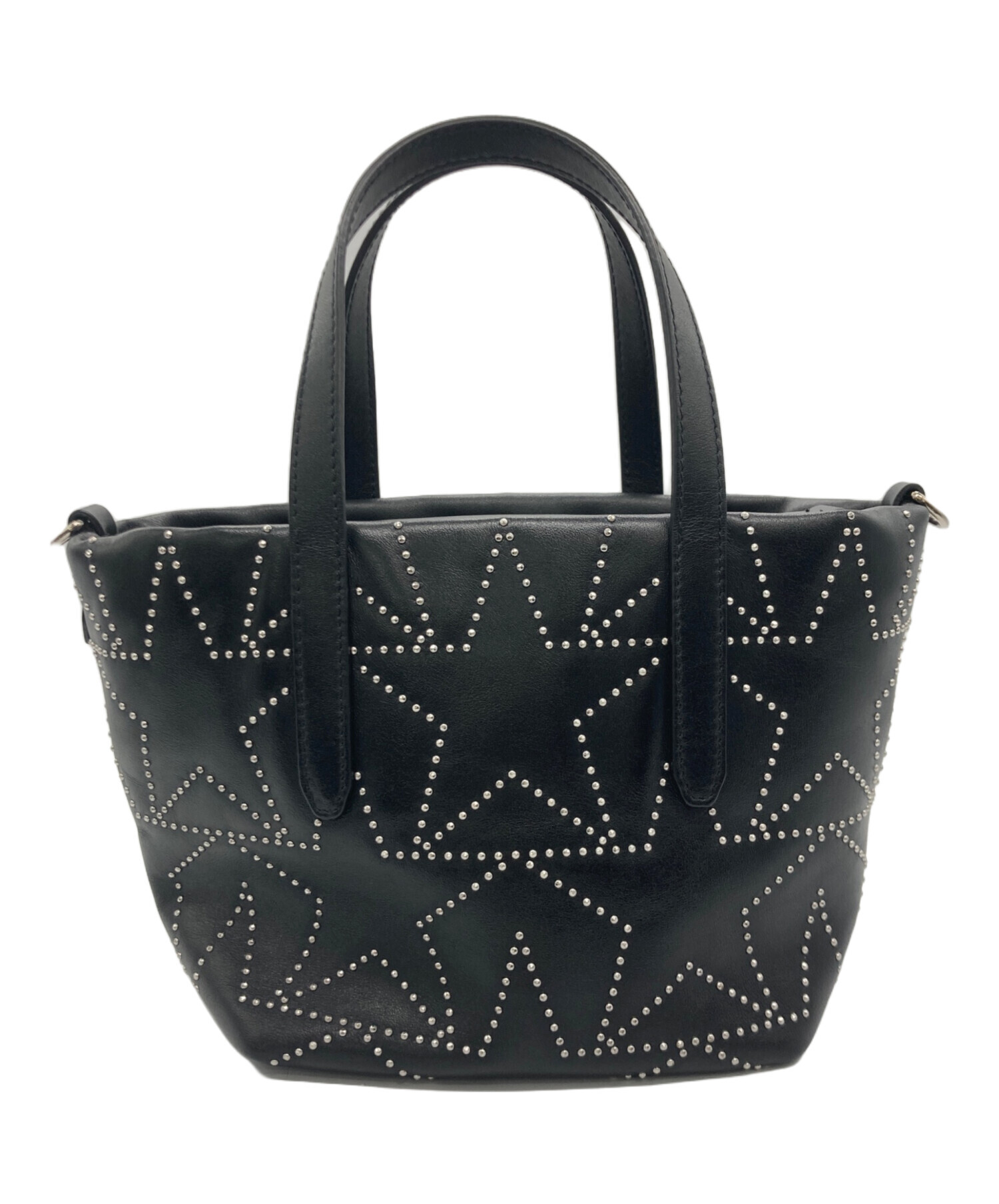 中古・古着通販】JIMMY CHOO (ジミーチュウ) 2WAYバッグ ブラック 