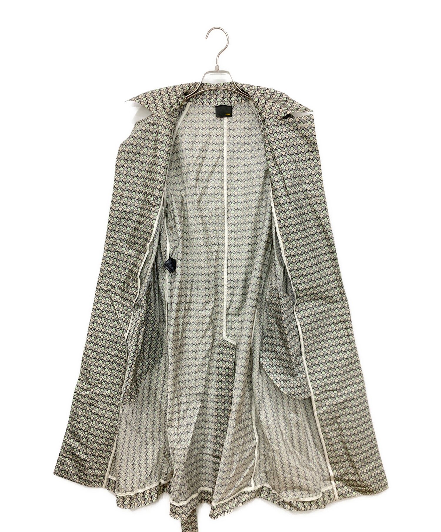 中古・古着通販】FENDI (フェンディ) ナイロンコート グリーン