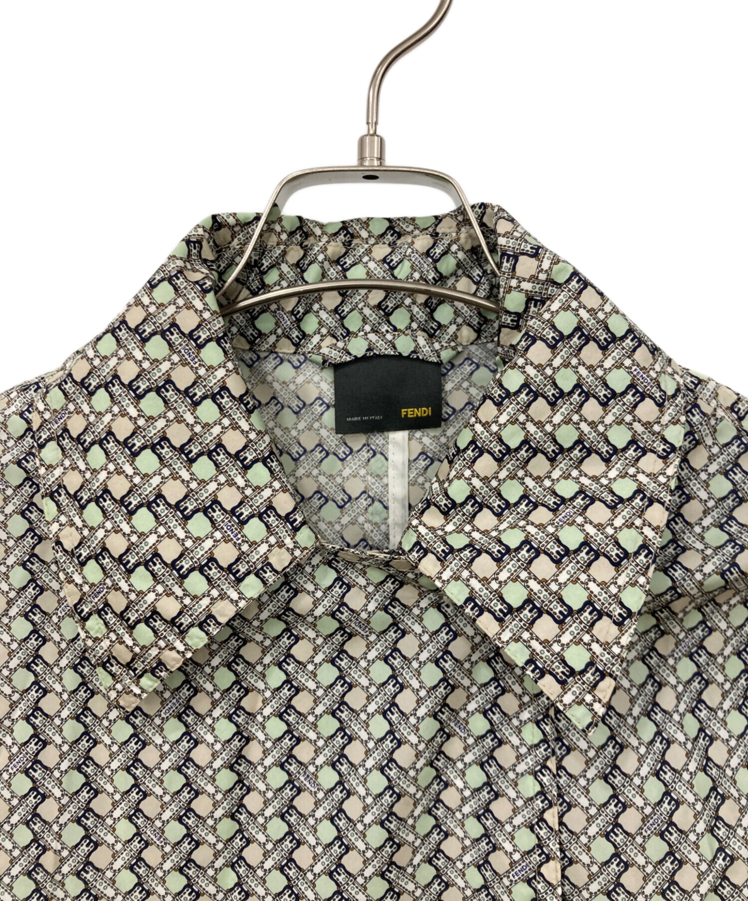 中古・古着通販】FENDI (フェンディ) ナイロンコート グリーン