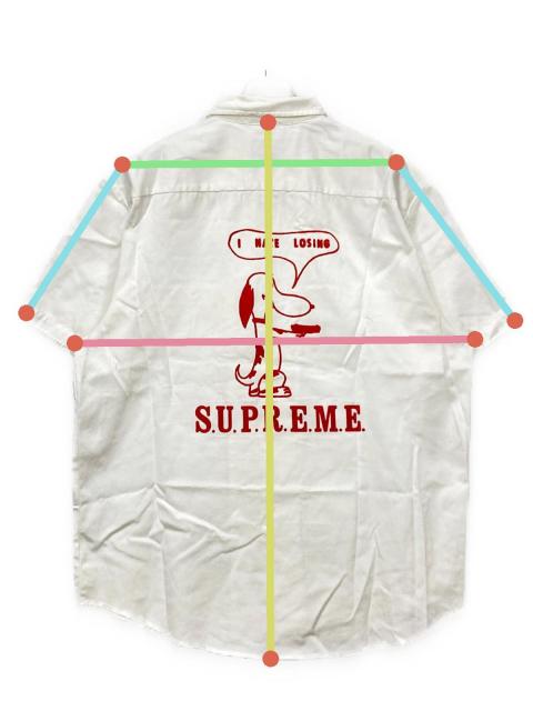 中古・古着通販】SUPREME (シュプリーム) Dog S/S Work Shirt ホワイト 