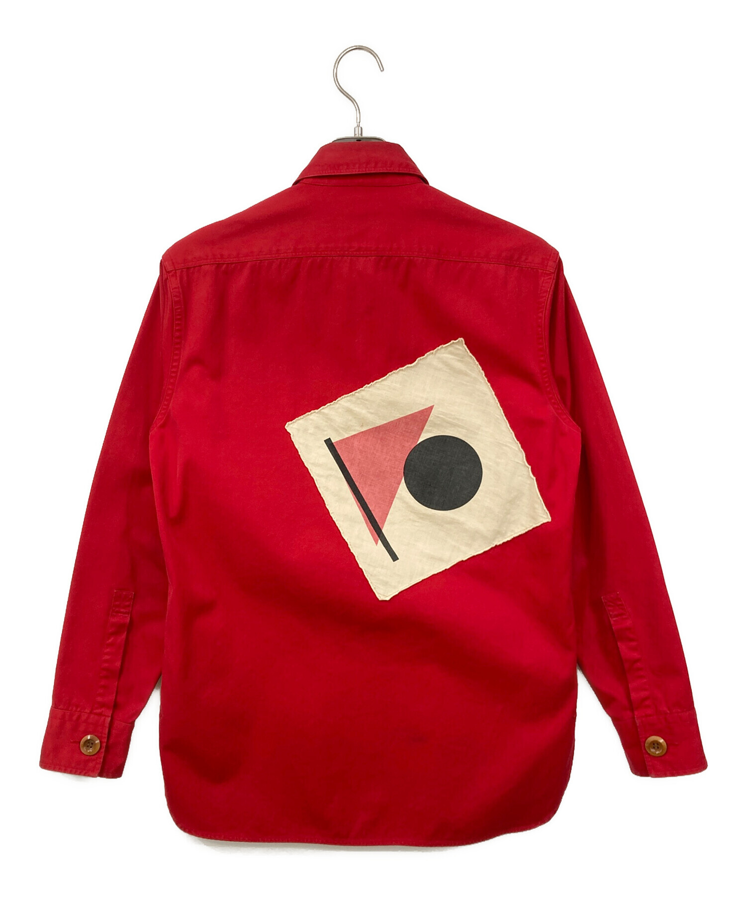 Paul Smith◇長袖シャツ/M/コットン/RED/総柄/21ss/PF-WR-84867 【公式