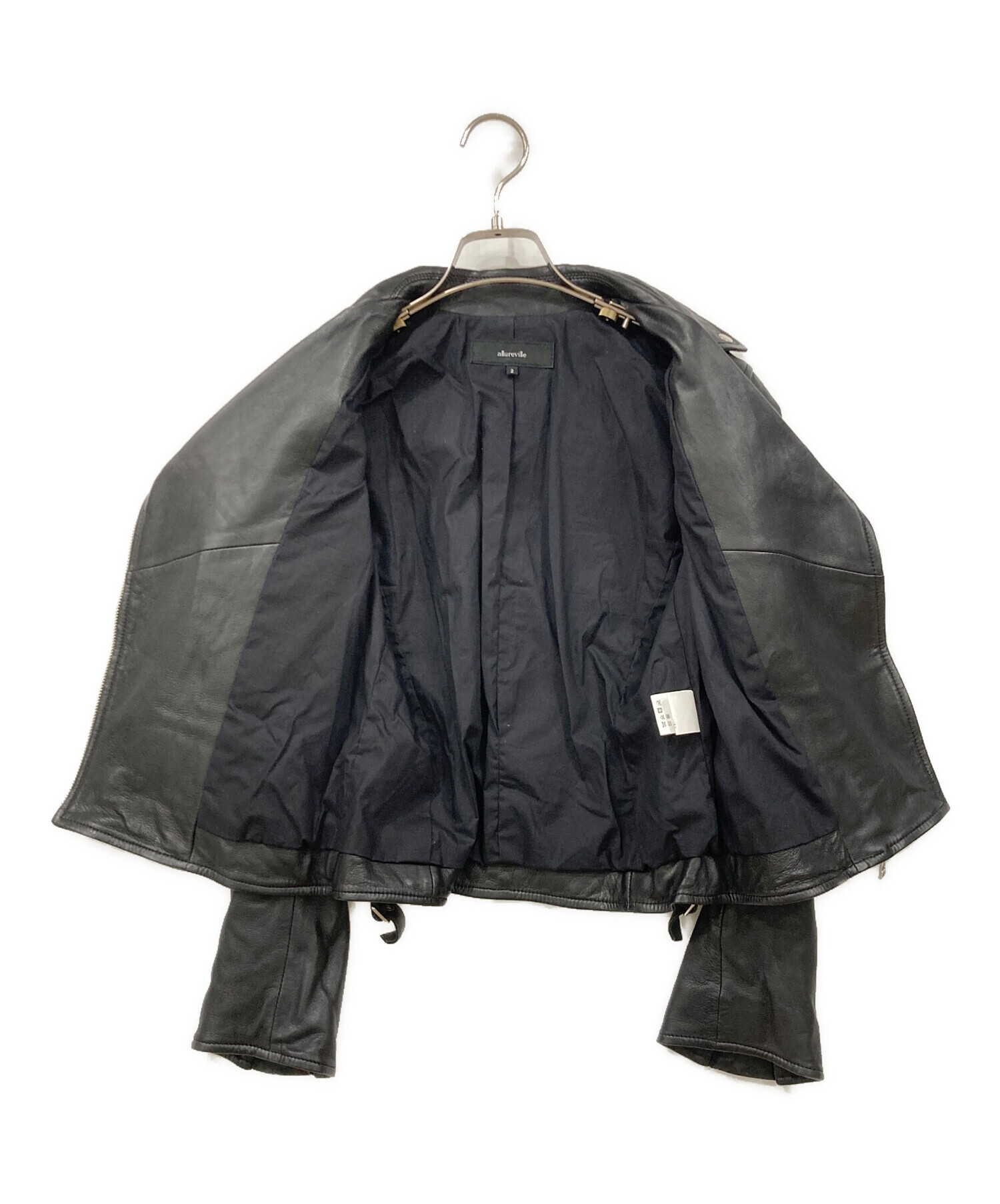中古・古着通販】allureville (アルアバイル) ラムレザーライダース