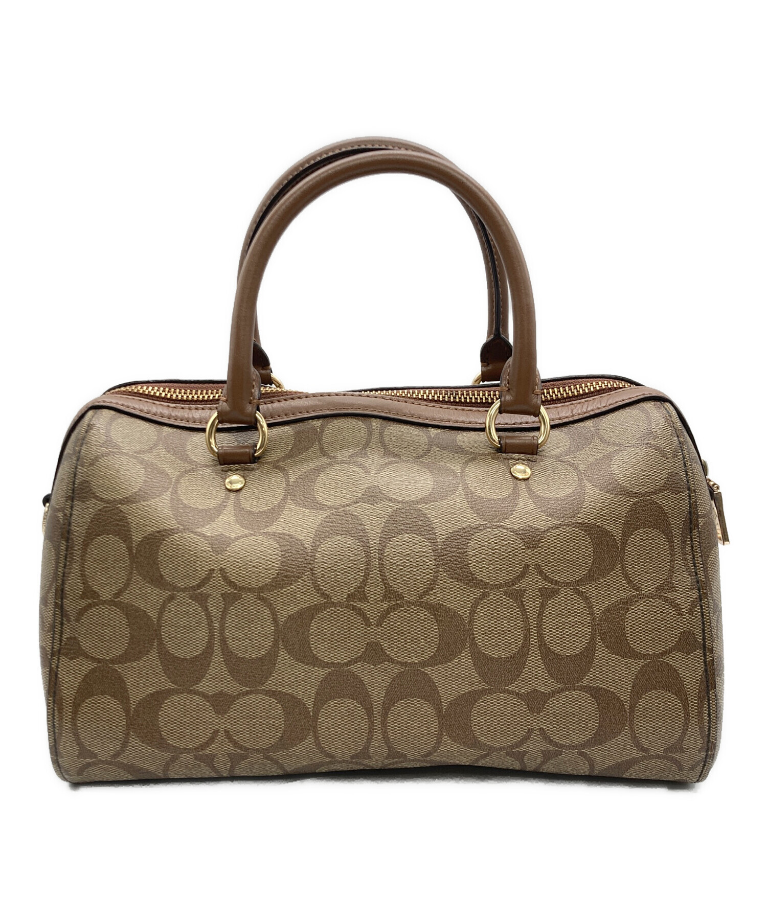 中古・古着通販】COACH (コーチ) 2WAYバッグ ブラウン｜ブランド・古着