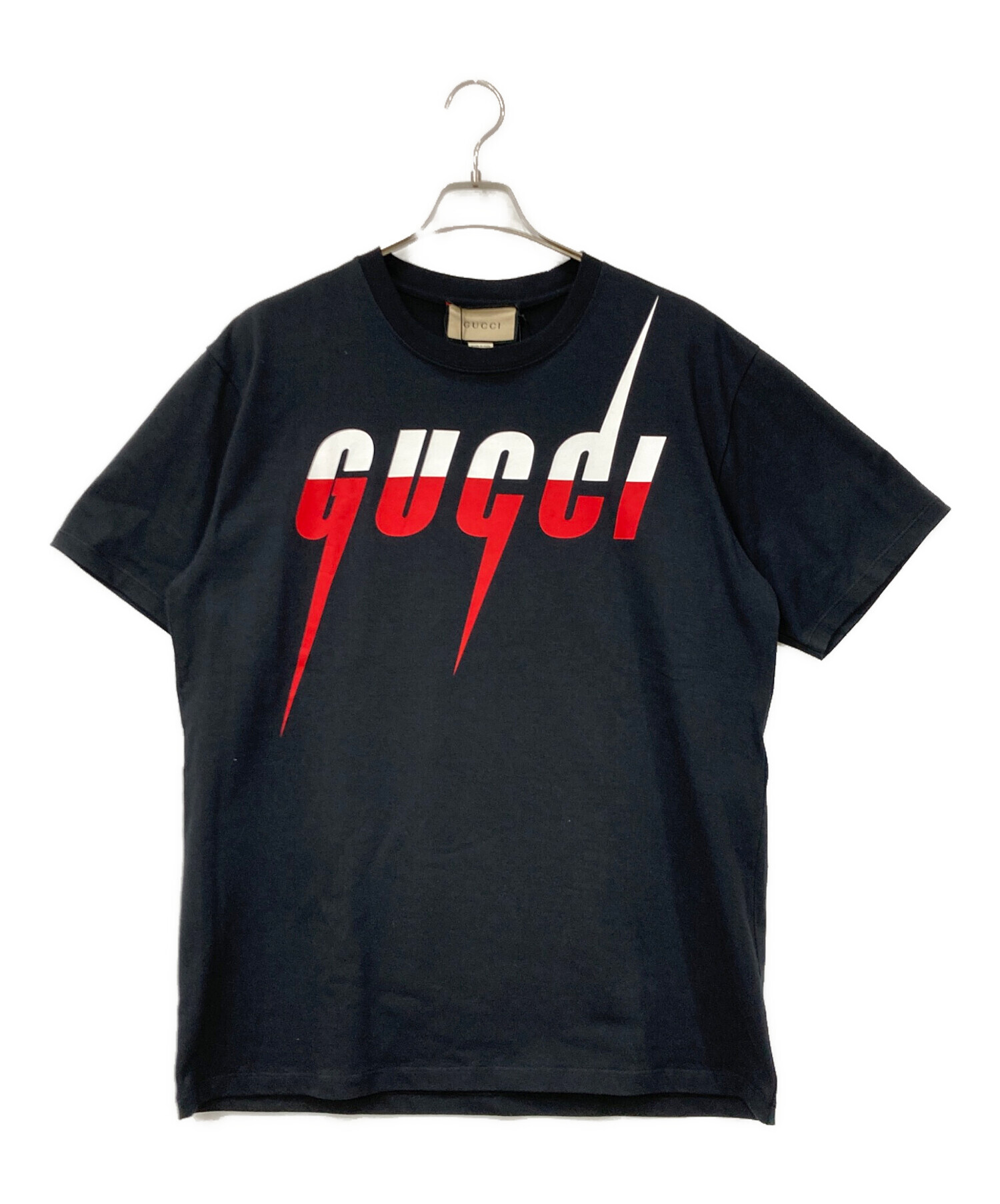 中古・古着通販】GUCCI (グッチ) 半袖カットソー ブラック サイズ:M  