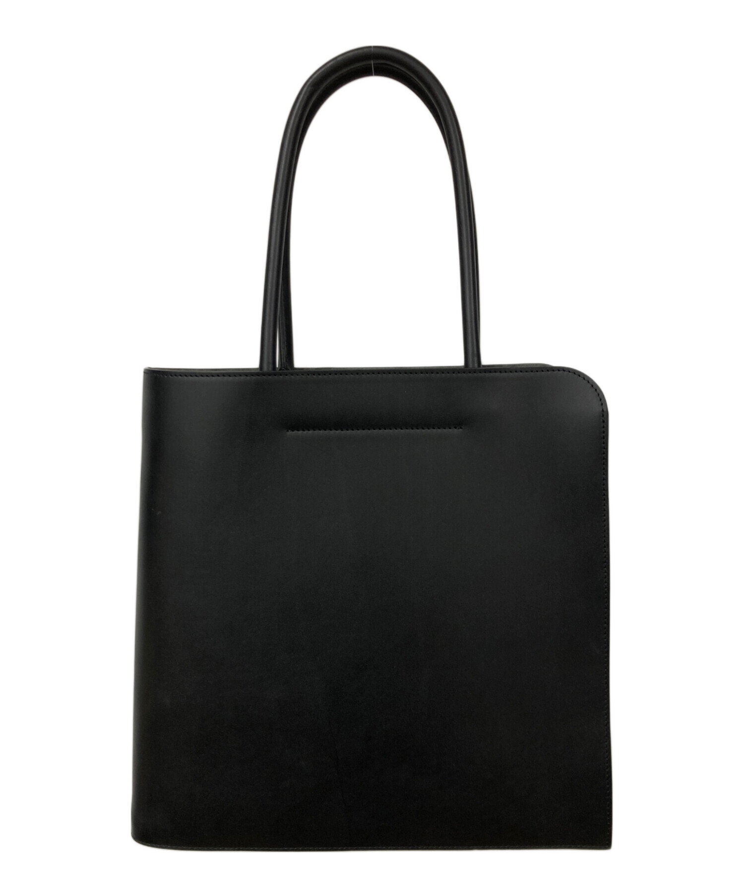 中古・古着通販】土屋鞄 (ツチヤカバン) ブラックヌメブックトート