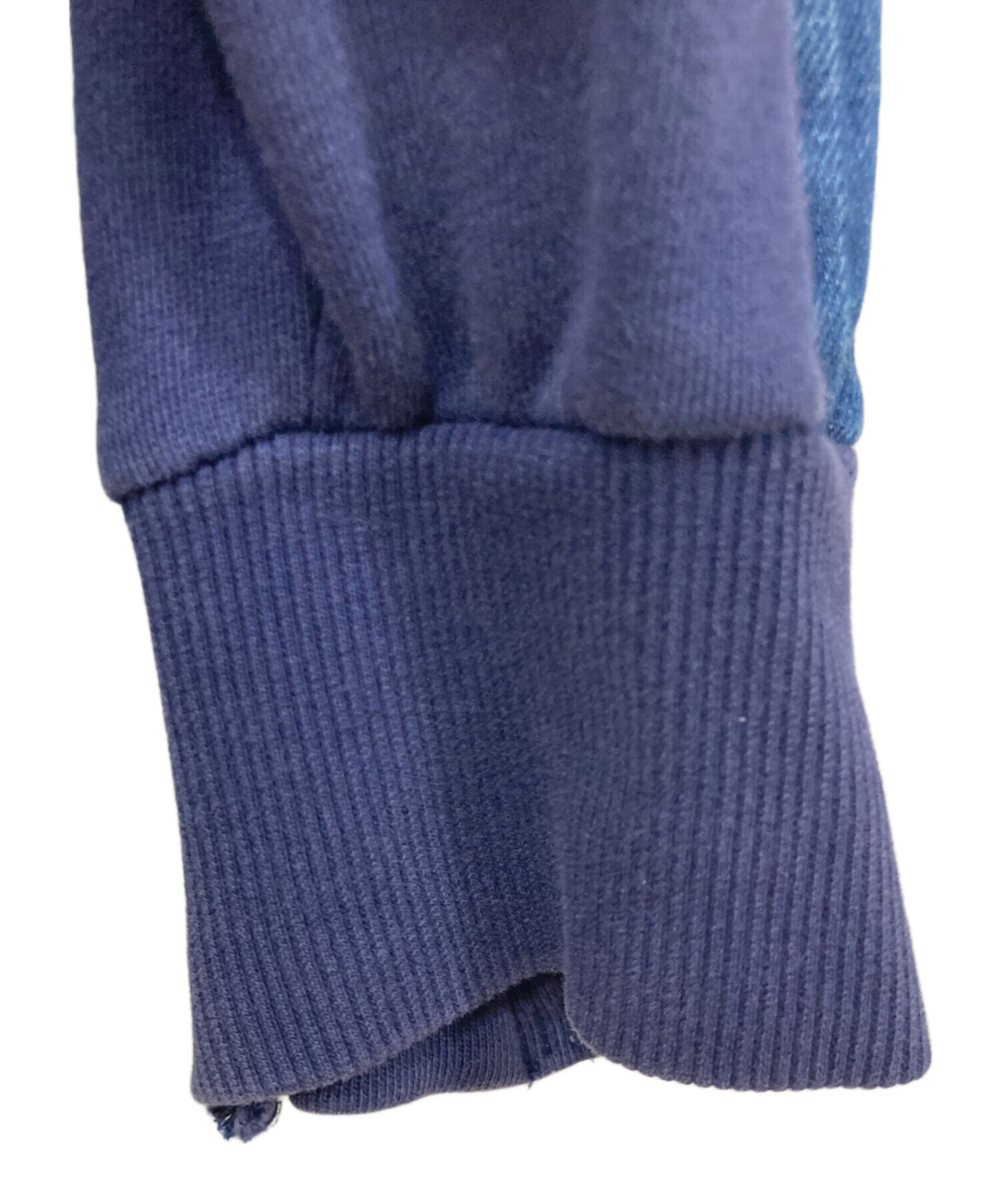 中古・古着通販】DIESEL (ディーゼル) デニム切替ジップパーカー