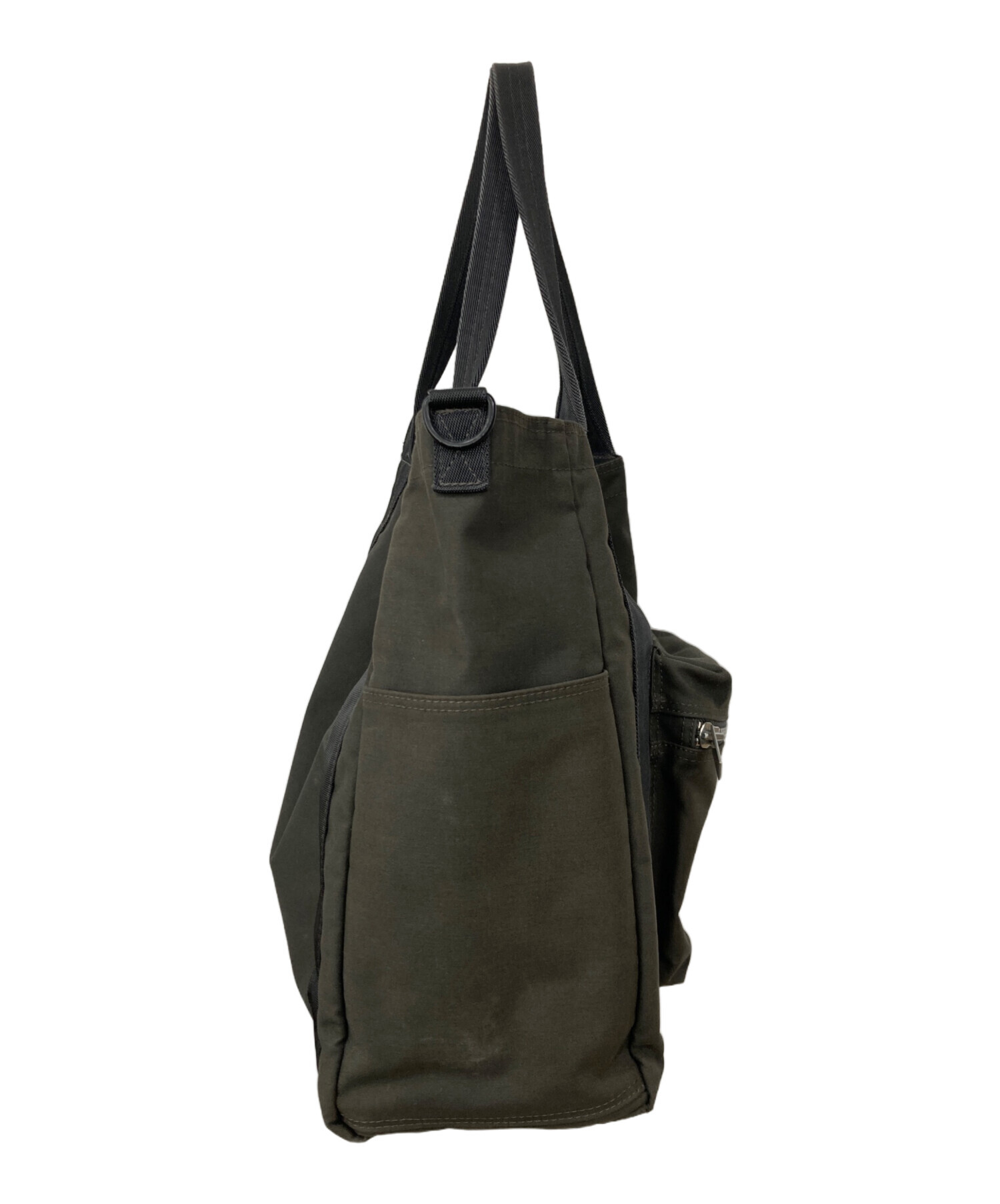 PORTER/ポーター トートバッグ カーキ/ブラック 3点セット /080