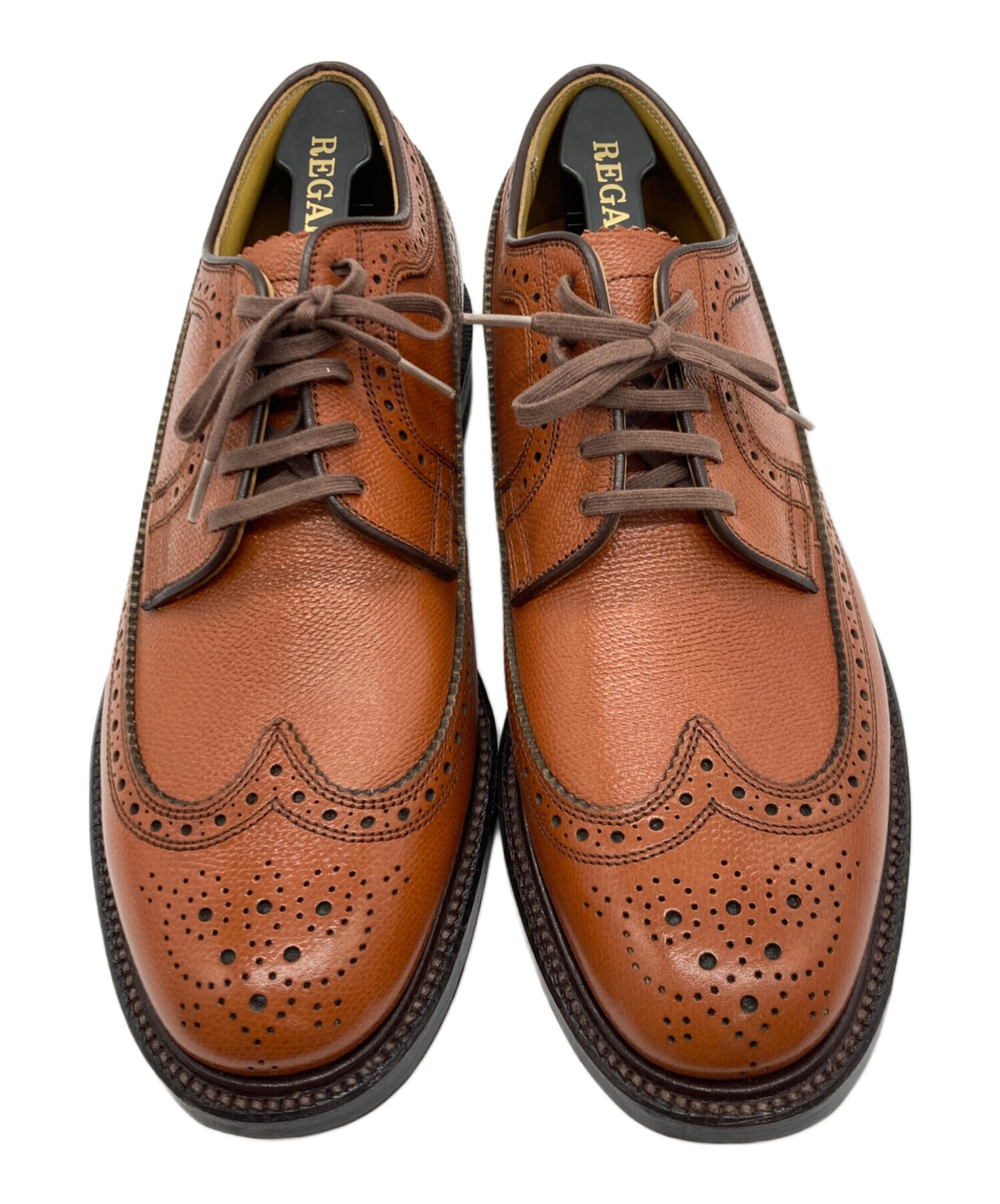 REGAL ブラウン レザー ウィングチップ シューズ 中古・古着通販】REGAL (リーガル) ウィングチップシューズ ブラウン